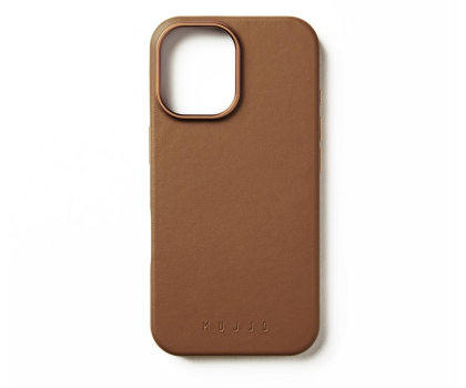 Etui do telefonów MUJJO FullLeather Case iPhone 16 MagSafe tan MUJJOCL049TN